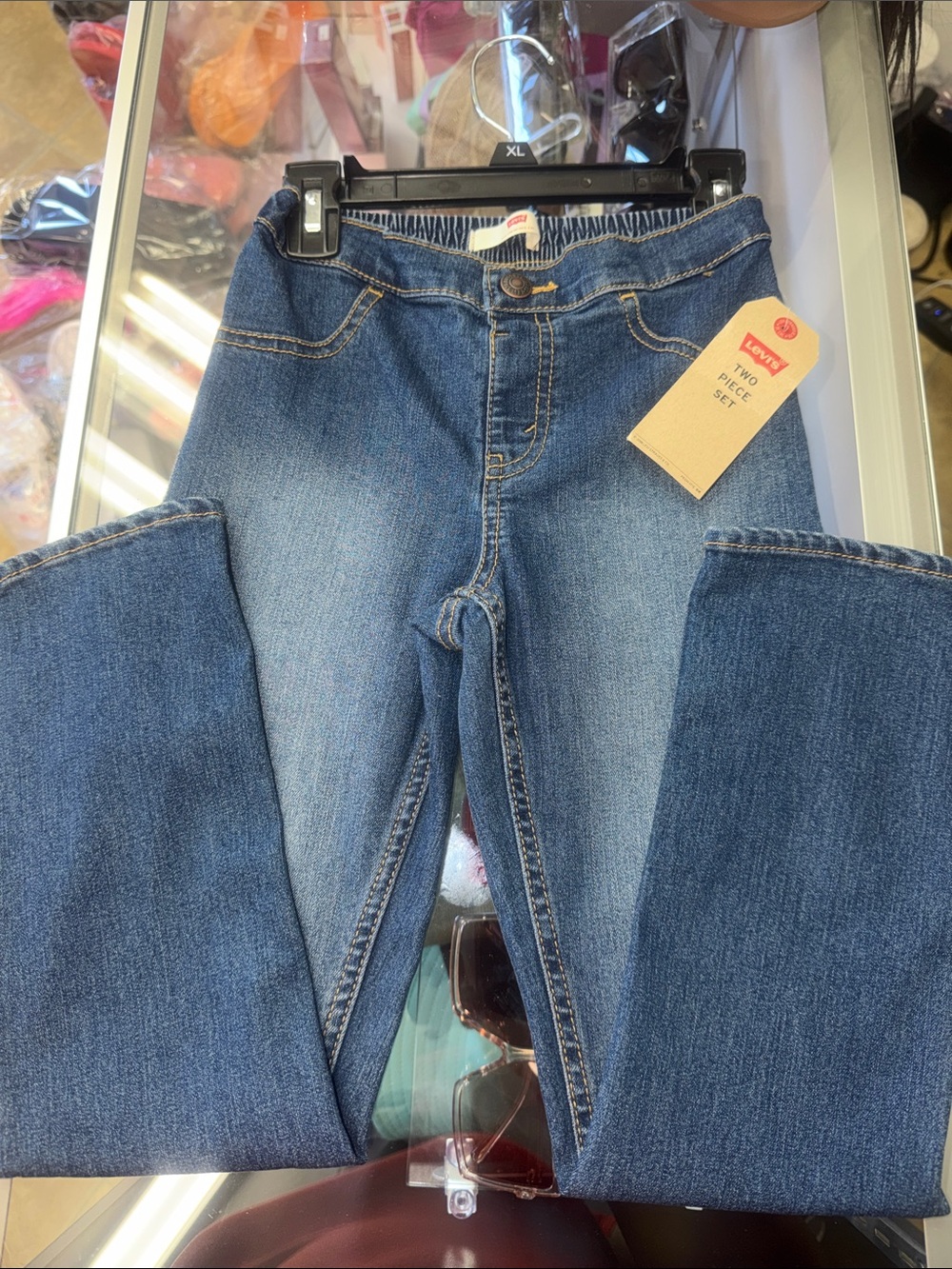 Levi's Women's Medium Blue Straight-Leg Jeans